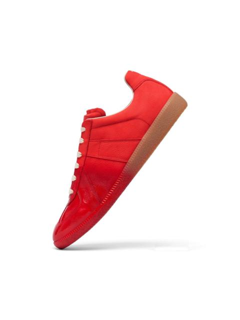replica leather sneakers