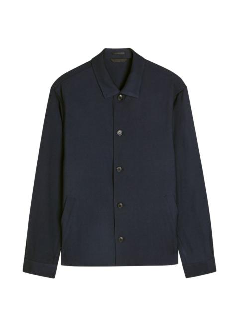 buttoned shirt jacket