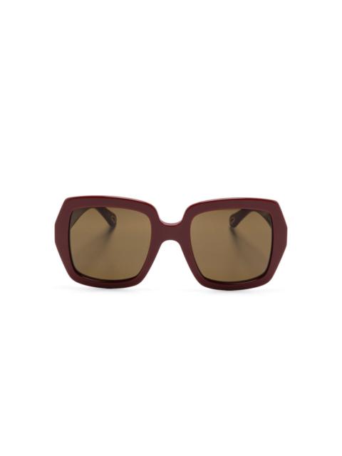 square-frame sunglasses