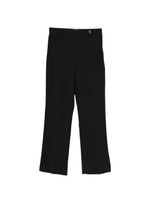 logo-plaque cropped trousers
