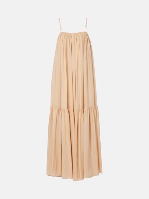 Silk maxi dress