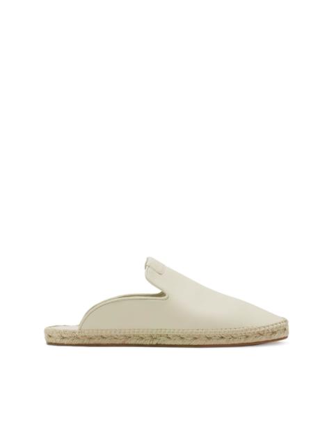 leather espadrilles
