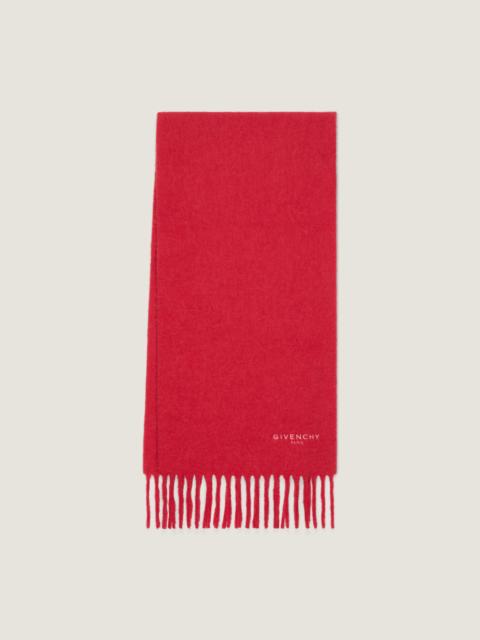 GIVENCHY PARIS LARGE SCARF IN ALPACA WOOL