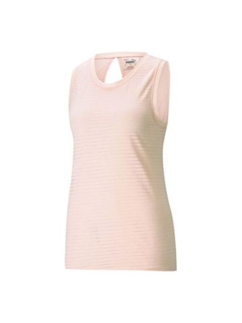 (WMNS) PUMA Studio Burnout Training Tank Top 'Pink' 520225-27