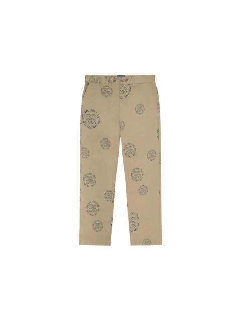 Denim Tears x Stussy Double S Wreath Chino Pant Khaki Brown