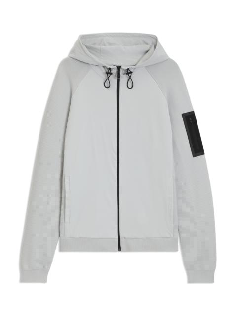 HYBRID JACKET WITH COMFORT-STRETCH KNIT