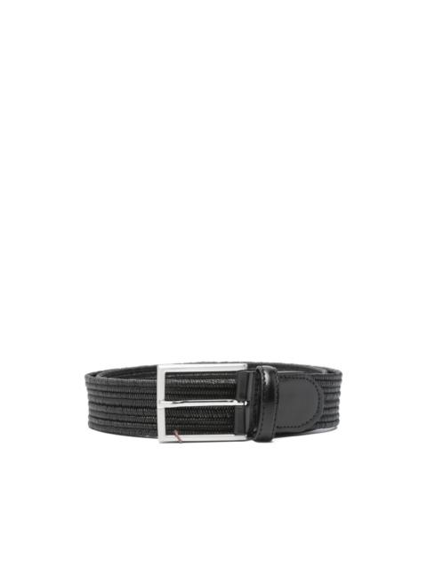woven leather belt