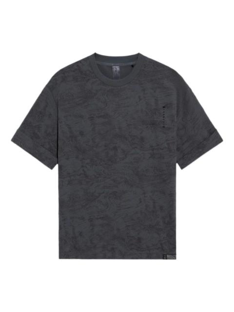 Li-Ning x Jackie Chan Kung Fu Graphic T-shirt 'Storm Grey' AHSS209-3