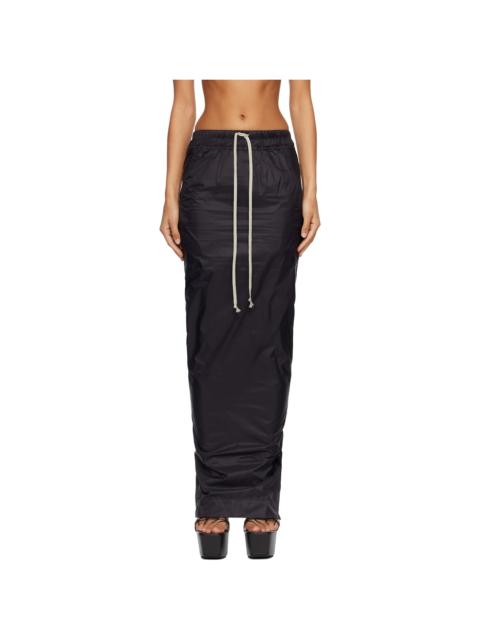 Black Concordians Pull On Pillar Maxi Skirt