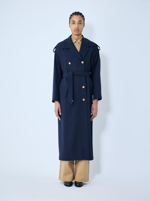 Gabardine Wool Coat