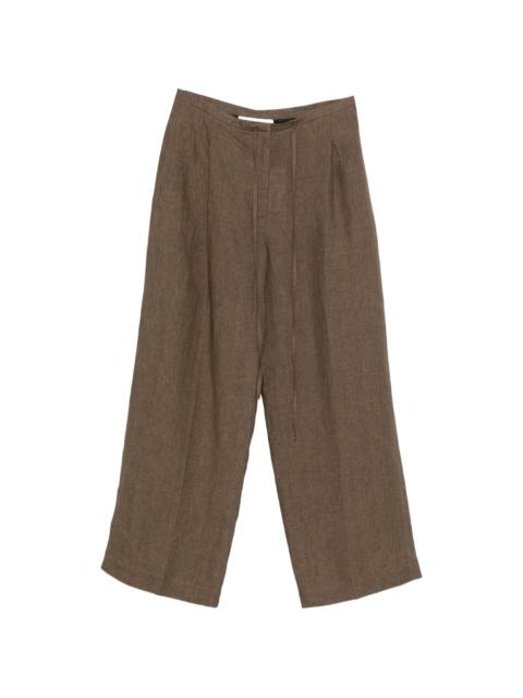 Rohe Drawstring Pleat Trousers