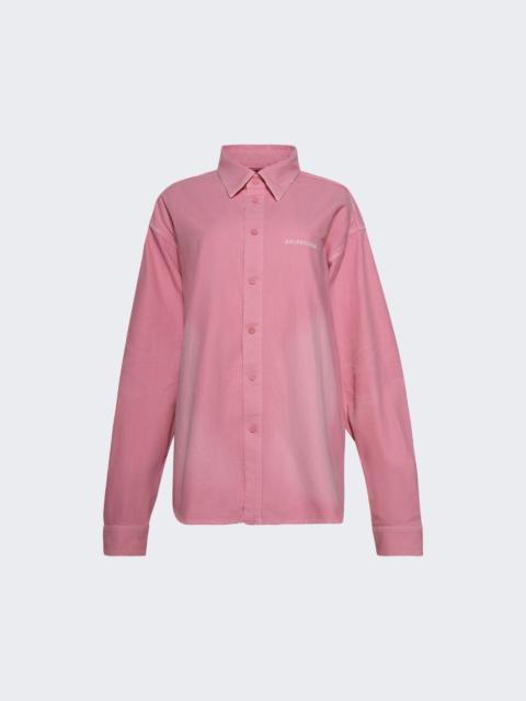 Large Fit Shirt Faded Pink