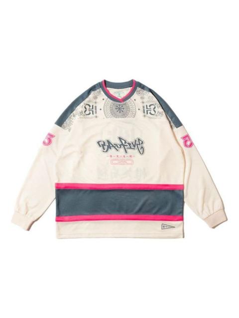 Li-Ning Sweatshirt 'Beige Navy' AAER207-1