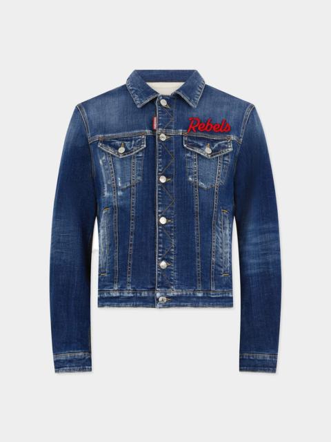 DARK SMOKER OVER JEAN JACKET