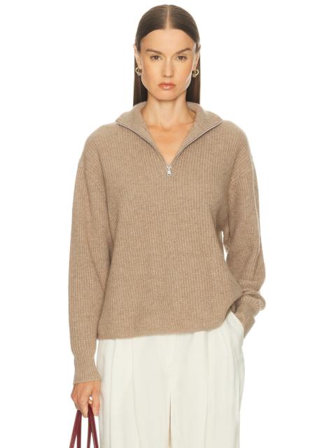 Cashmere Half Zip Sweater