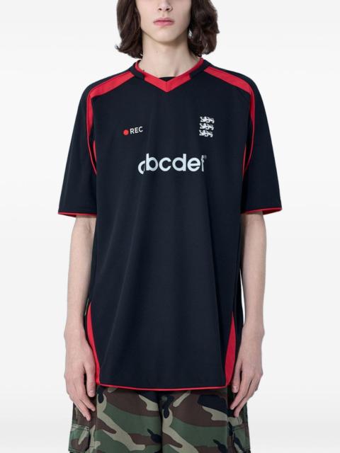 alphabet football T-shirt