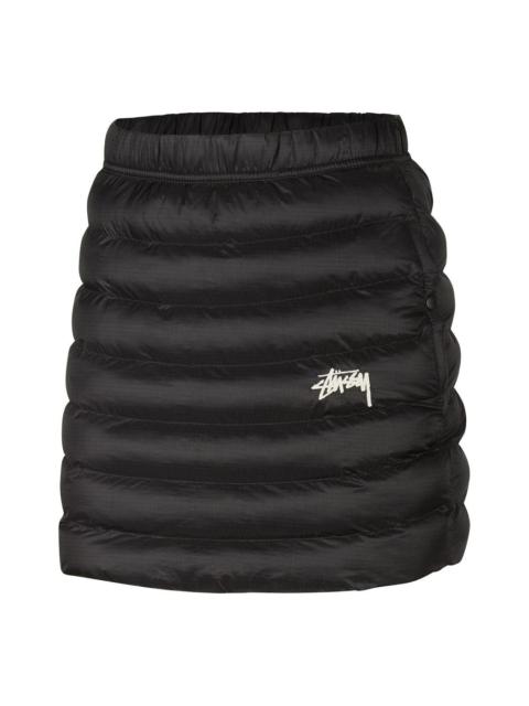 (WMNS) Nike x Stussy Logo Skirt 'Black White' DC1089-010
