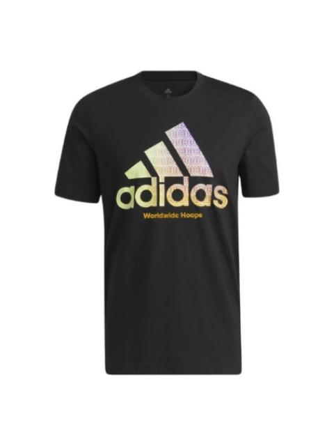 adidas We Ball Together Badge of Sport T-shirt 'Black' HC6902