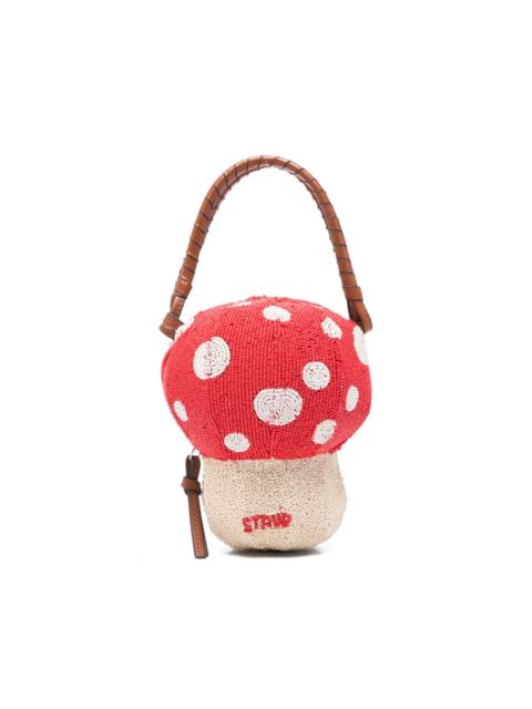 polka-dot mushroom tote bag