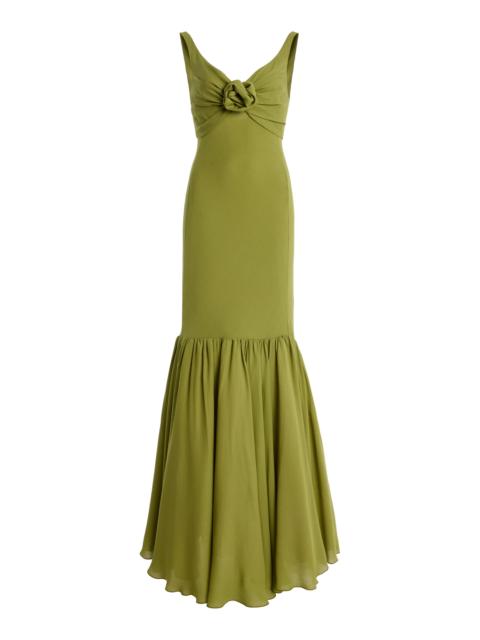 Sable Mermaid Maxi Dress green