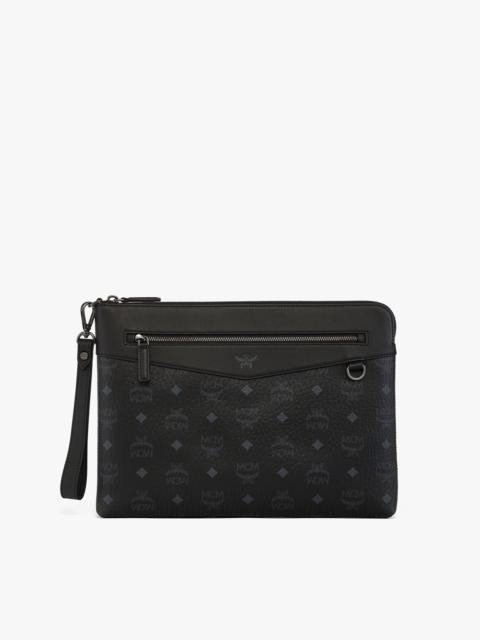 Diamond Wristlet Pouch in Visetos