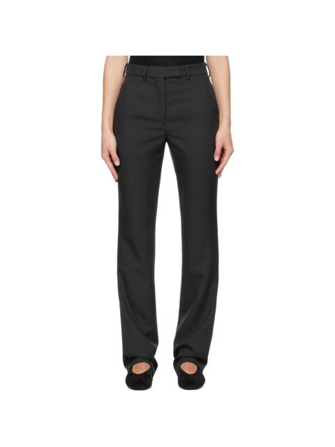 Black Fitted Trousers