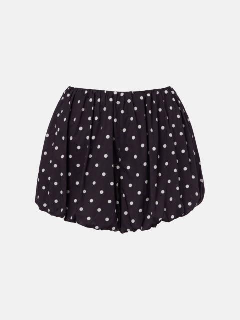Aurelia polka-dot shorts