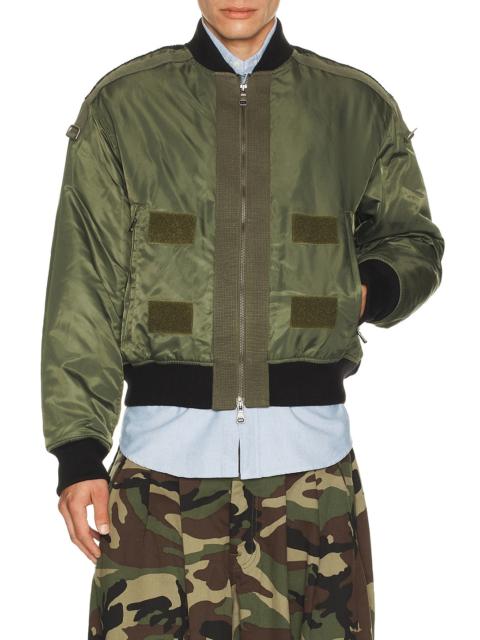 Flight Layered Washed Bomber Jacket
