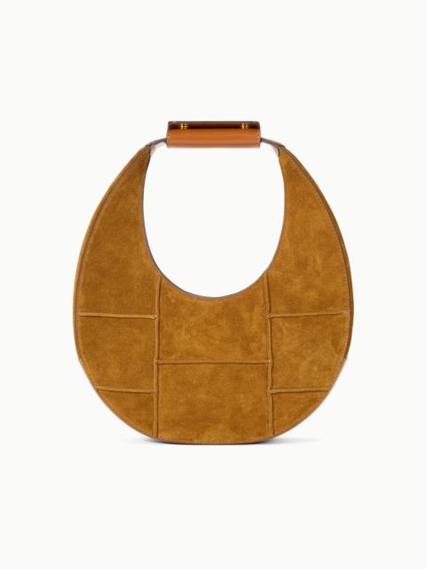 STAUD MOON TOTE BAG TAN SUEDE