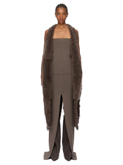 Gray Concordians SL Cyclops Reversible Shearling Coat