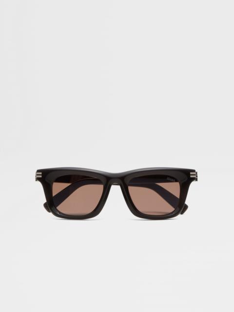 BLACK ACETATE SUNGLASSES