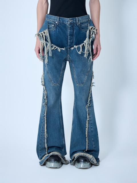 Slivered Bootcut Jeans