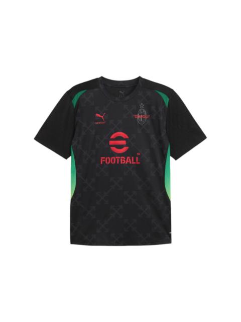 OFF-WHITE x Puma AC Milan Pre-Match S/S Jersey Black/Red