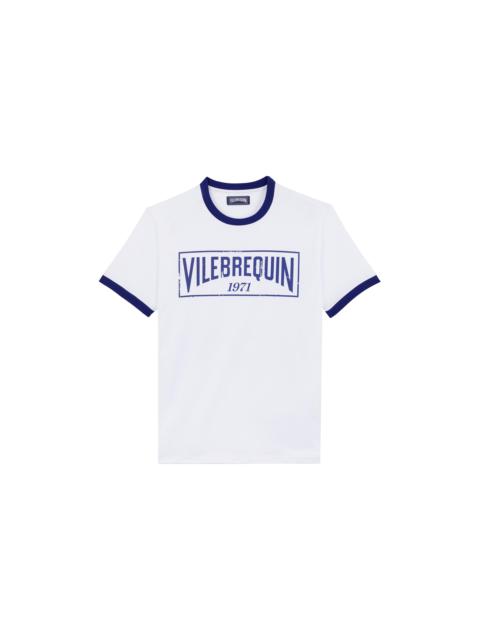 Men Cotton Light Jersey T-shirt Bicolor Logo