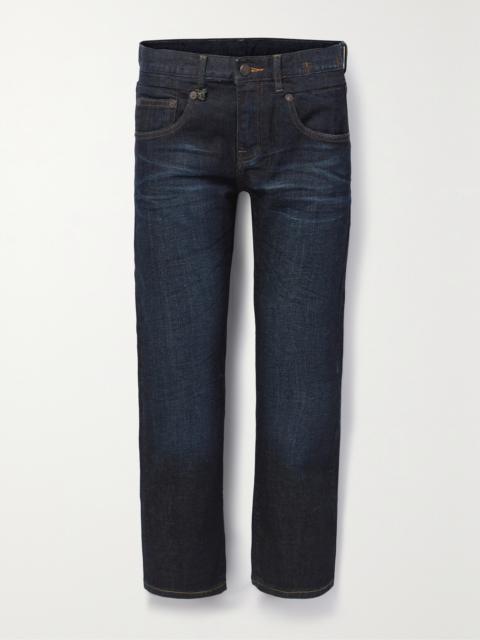 Boy Cropped High-rise Straight-leg Jeans