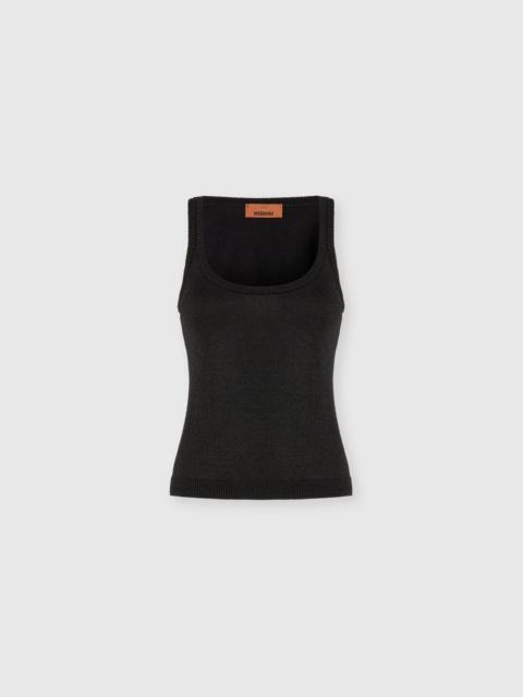 Viscose Lamé Tank Top