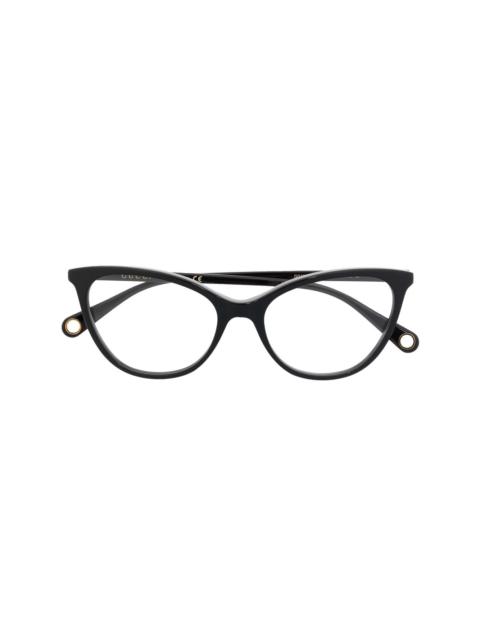cat-eye optical glasses