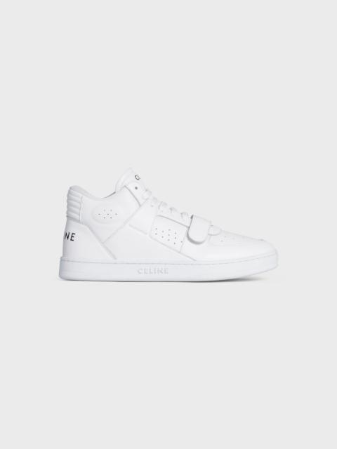 CT-02 CELINE TRAINER MID SNEAKER WITH SCRATCH in CALFSKIN