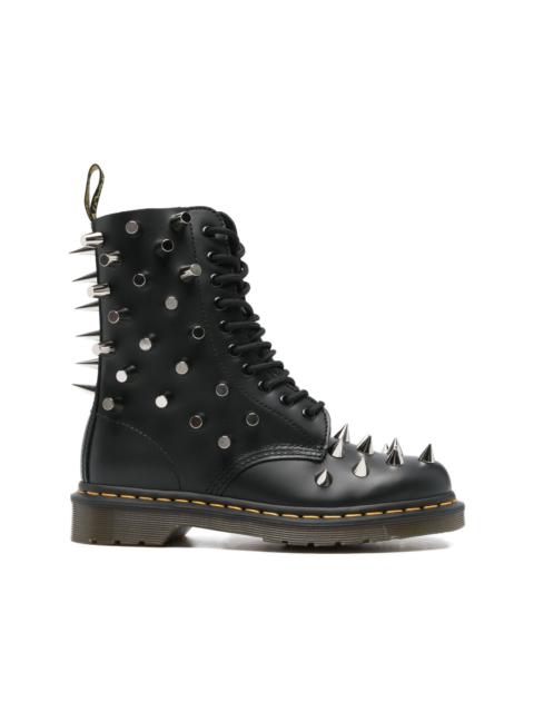 x Dr. Martens studded lace-up boots