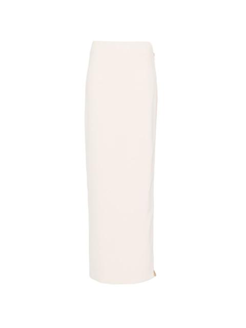 zipped pencil skirt