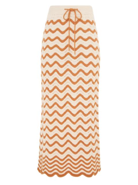 JUNIE TEXTURED KNIT SKIRT