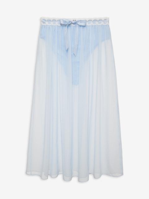 Dainty Doily Midi Skirt