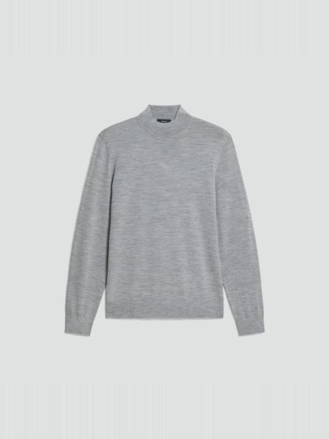 Mock Neck Sweater in Regal Wool