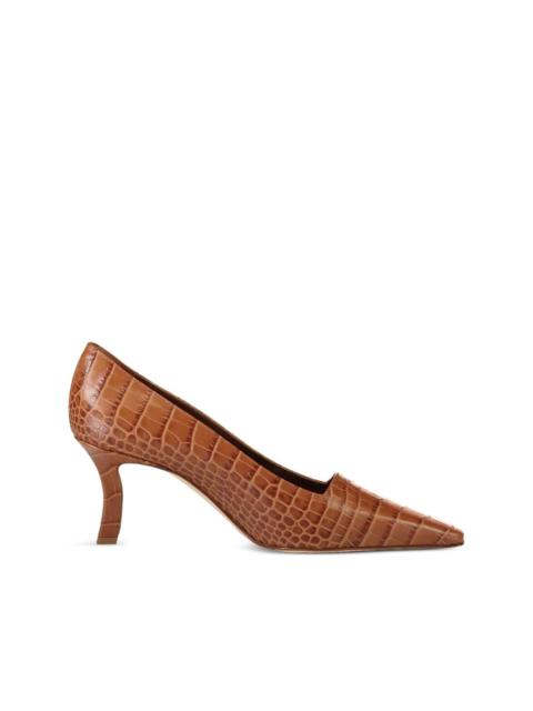 70mm Morailo crocodile-effect pumps
