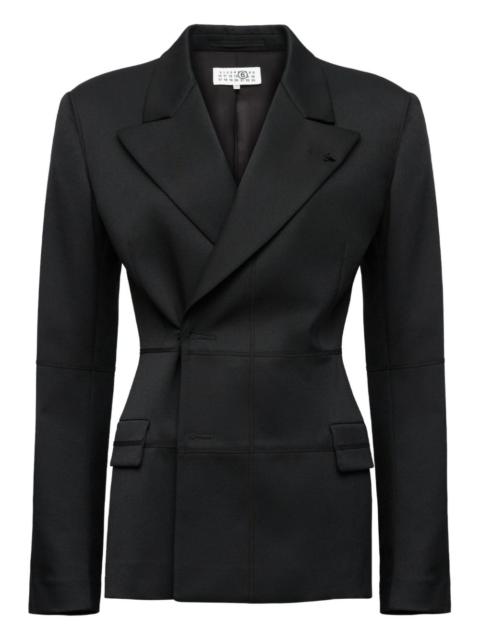peak-lapels blazer