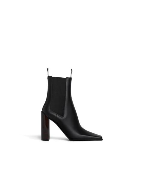 SQUARE CHELSEA BOOTS IN LEATHER