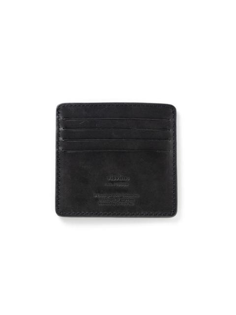 LEATHER CARD CASE NAVY