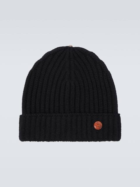 Molly Hogan ribbed-knit cashmere beanie