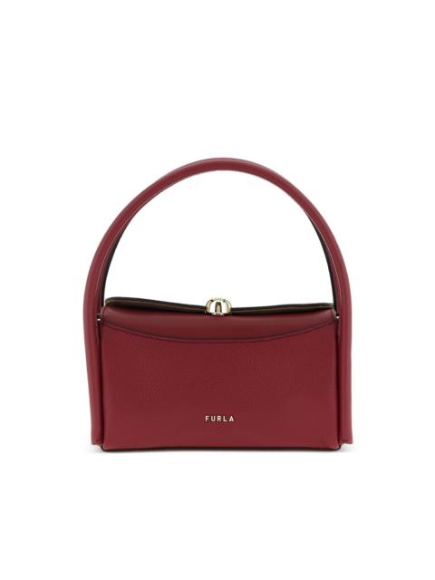 Nicole grained-effect mini handbag