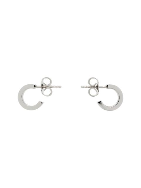 Numeric Minimal Signature Hoop Earrings